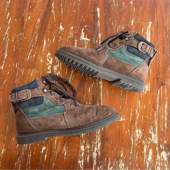 COPY - Vintage Canyon Country Brown Suede Leather Lace-Up Hiking Boots Ankle Bo… - Picture 3 of 15